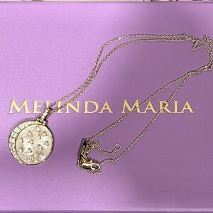 Melinda Maria Gold Pendant Necklace